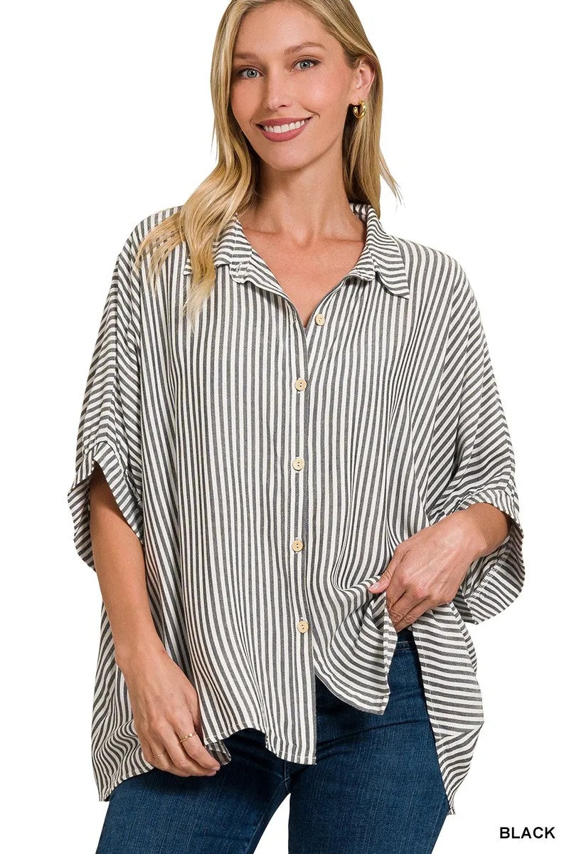 2 Die For Oversized Button Up Top