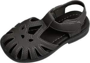 2025 Kids Sandals Comfortable Cut-Out Walking Footwear with Ankle Strap Summer Beach Vacation Slippers Indoor/Outdoor Breathable Slip-On Slides Fashion Boy Girls Dressy Casual Shoe
