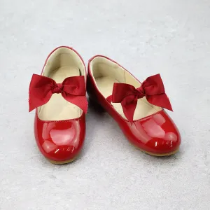 Amelia Girls Special Occasion Bow Flat