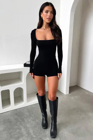 Anetta Playsuit - Black