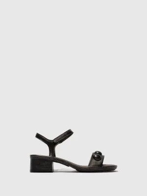 Ankle Strap Sandals EXIE487FLY BLACK