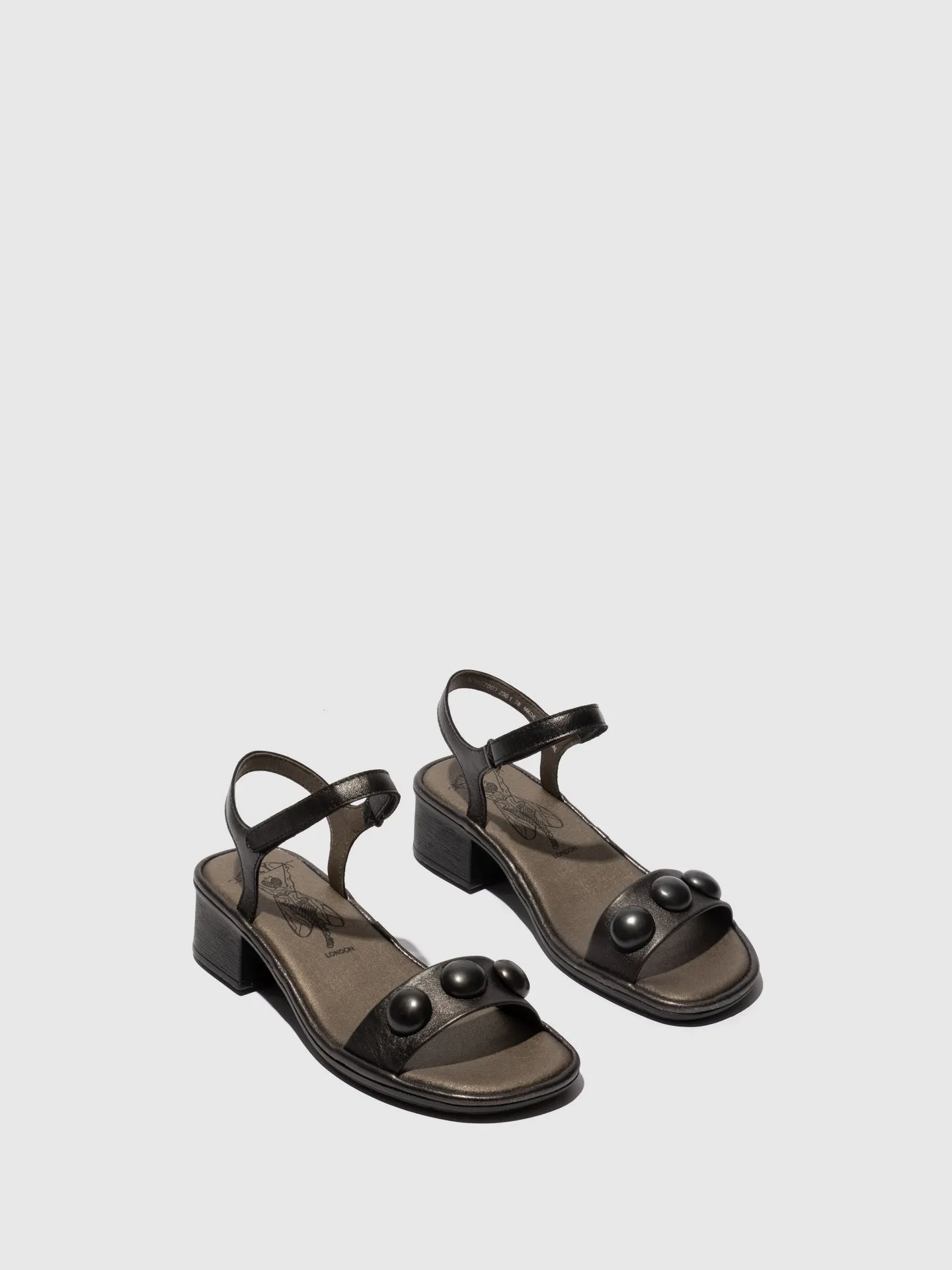 Ankle Strap Sandals EXIE487FLY BLACK
