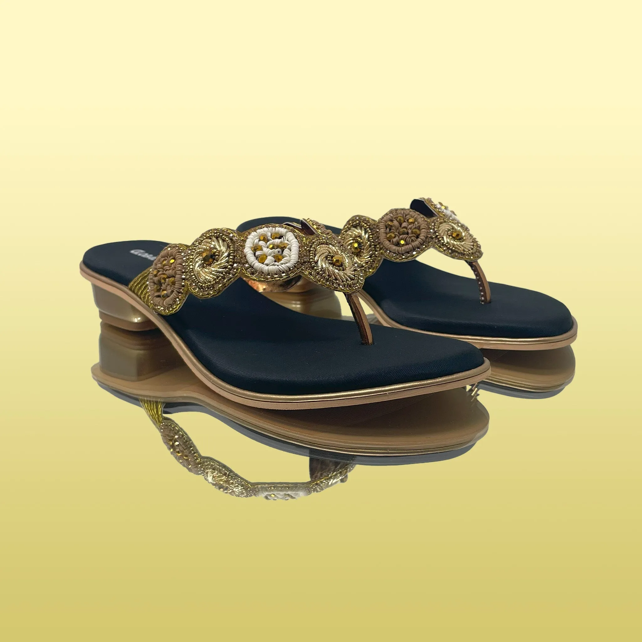 Antique ZariCharm SlideEase Heels