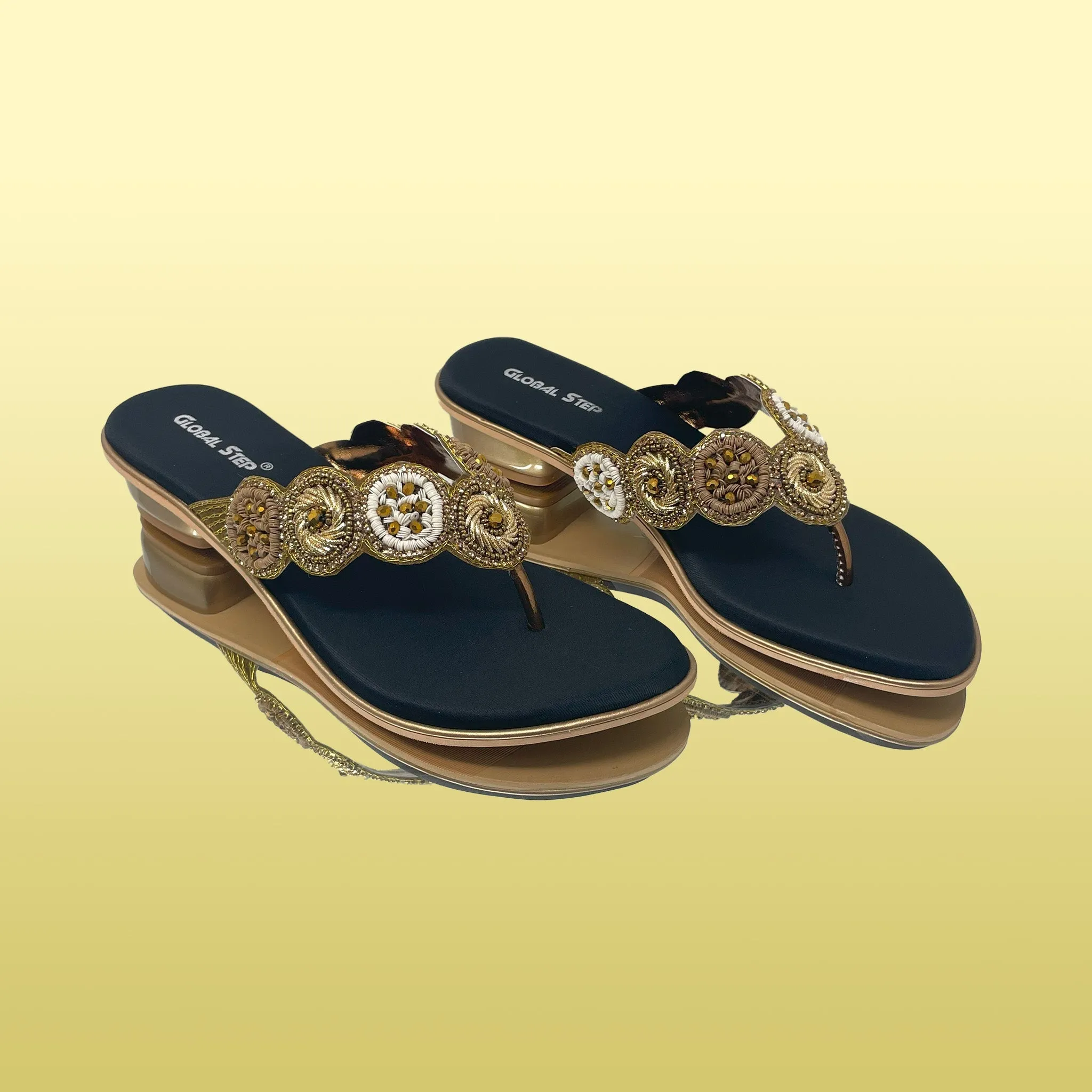 Antique ZariCharm SlideEase Heels