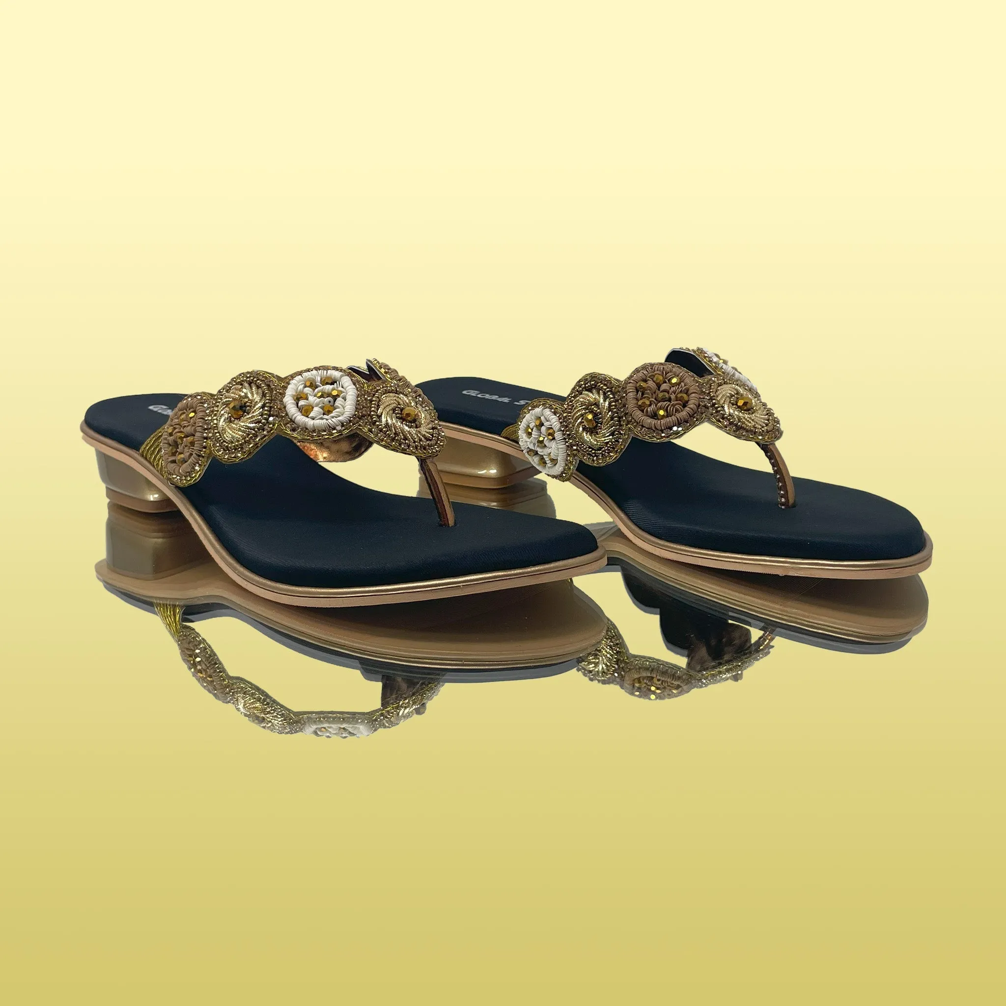 Antique ZariCharm SlideEase Heels