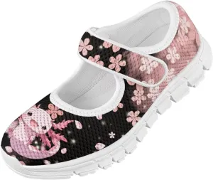 BIGCARJOB Girls Mary Janes Sneakers Little Girls Casual School Uniform Shoes Children Athletic Gym Shoes Mary Janes Shoe