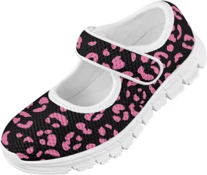 BIGCARJOB Girls Mary Janes Sneakers Little Girls Casual School Uniform Shoes Children Athletic Gym Shoes Mary Janes Shoe