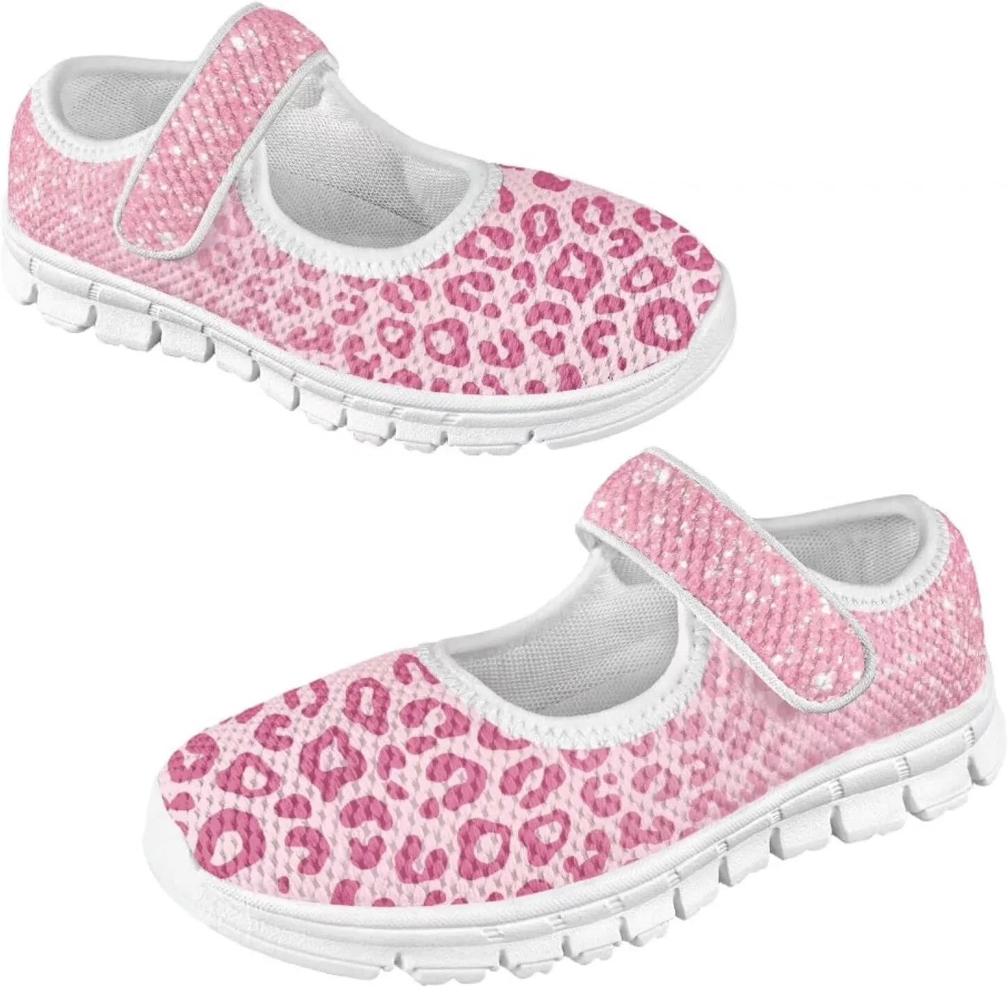 BIGCARJOB Little Girls Mary Janes Shoes Flats Running Shoes Slip-on Athletic Gym Shoes