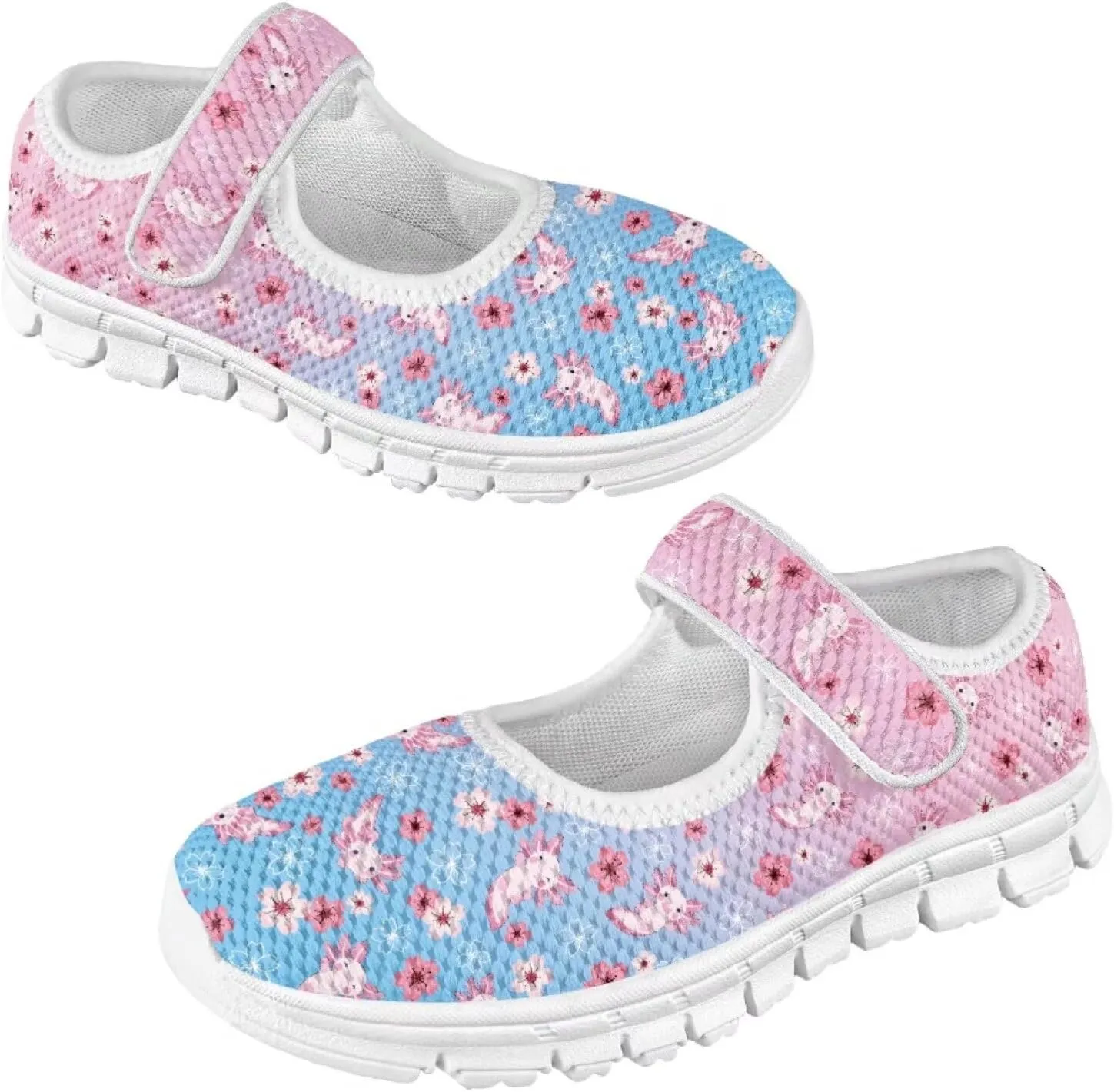 BIGCARJOB Little Girls Mary Janes Shoes Flats Running Shoes Slip-on Athletic Gym Shoes