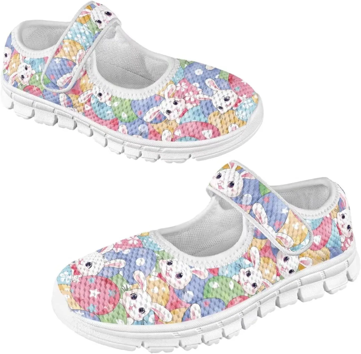 BIGCARJOB Little Girls Mary Janes Shoes Flats Running Shoes Slip-on Athletic Gym Shoes