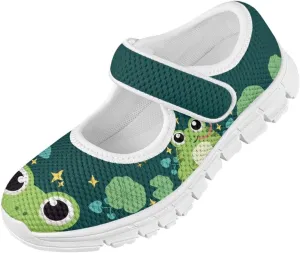 BIGCARJOB Little Girls Mary Janes Shoes Flats Running Shoes Slip-on Athletic Gym Shoes