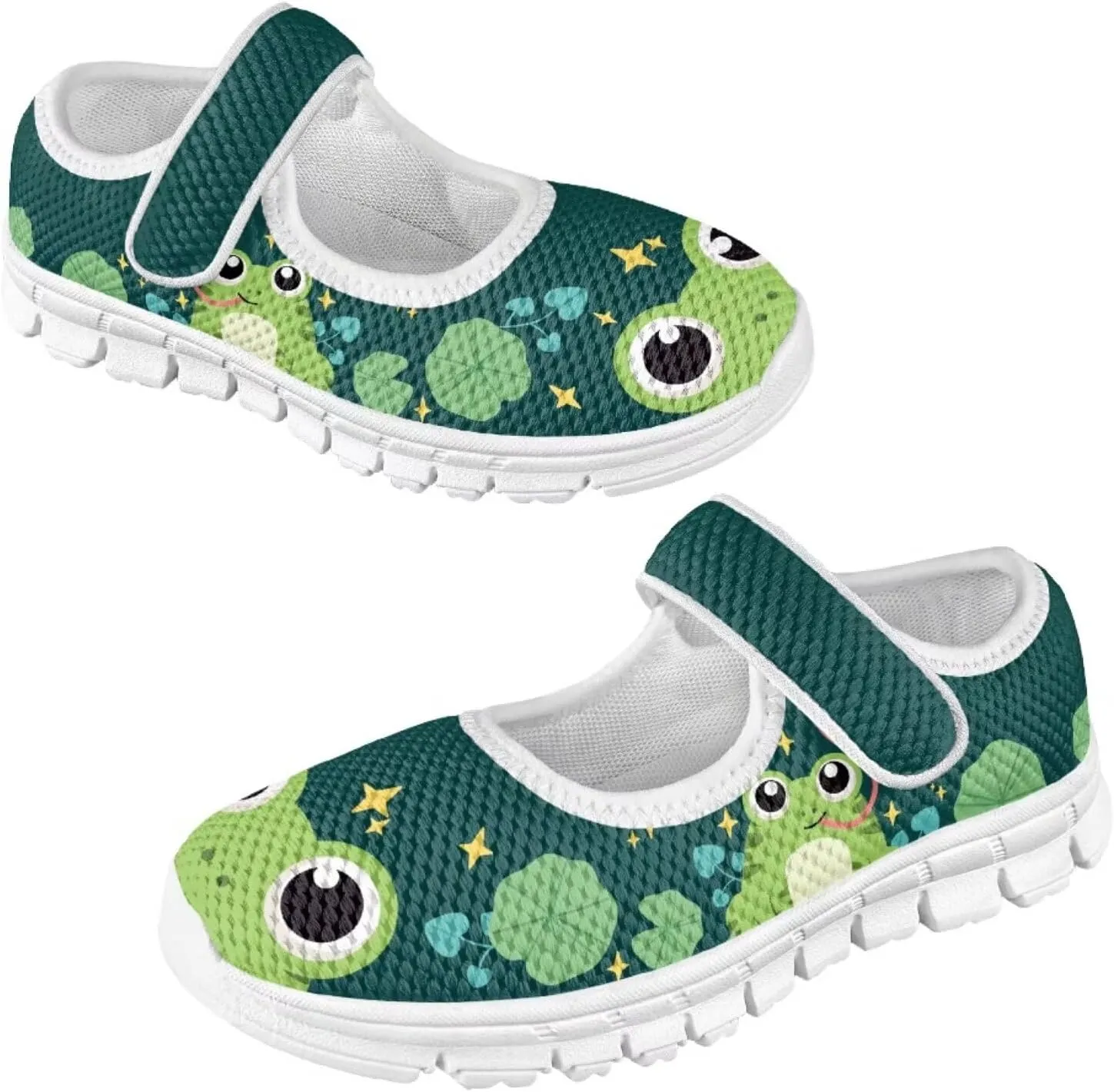 BIGCARJOB Little Girls Mary Janes Shoes Flats Running Shoes Slip-on Athletic Gym Shoes