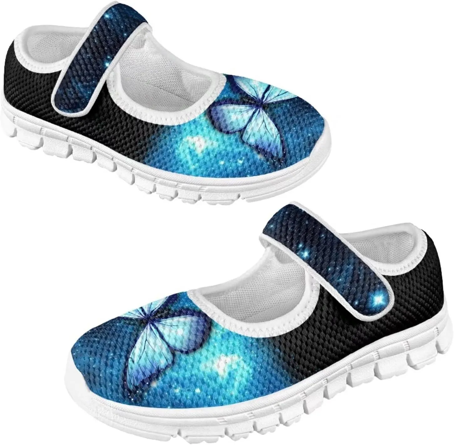 BIGCARJOB Mary Janes Shoes for Little Kids Flats Cute Ballet Dress Shoes School Uniform Shoes Athletic Gym Shoes