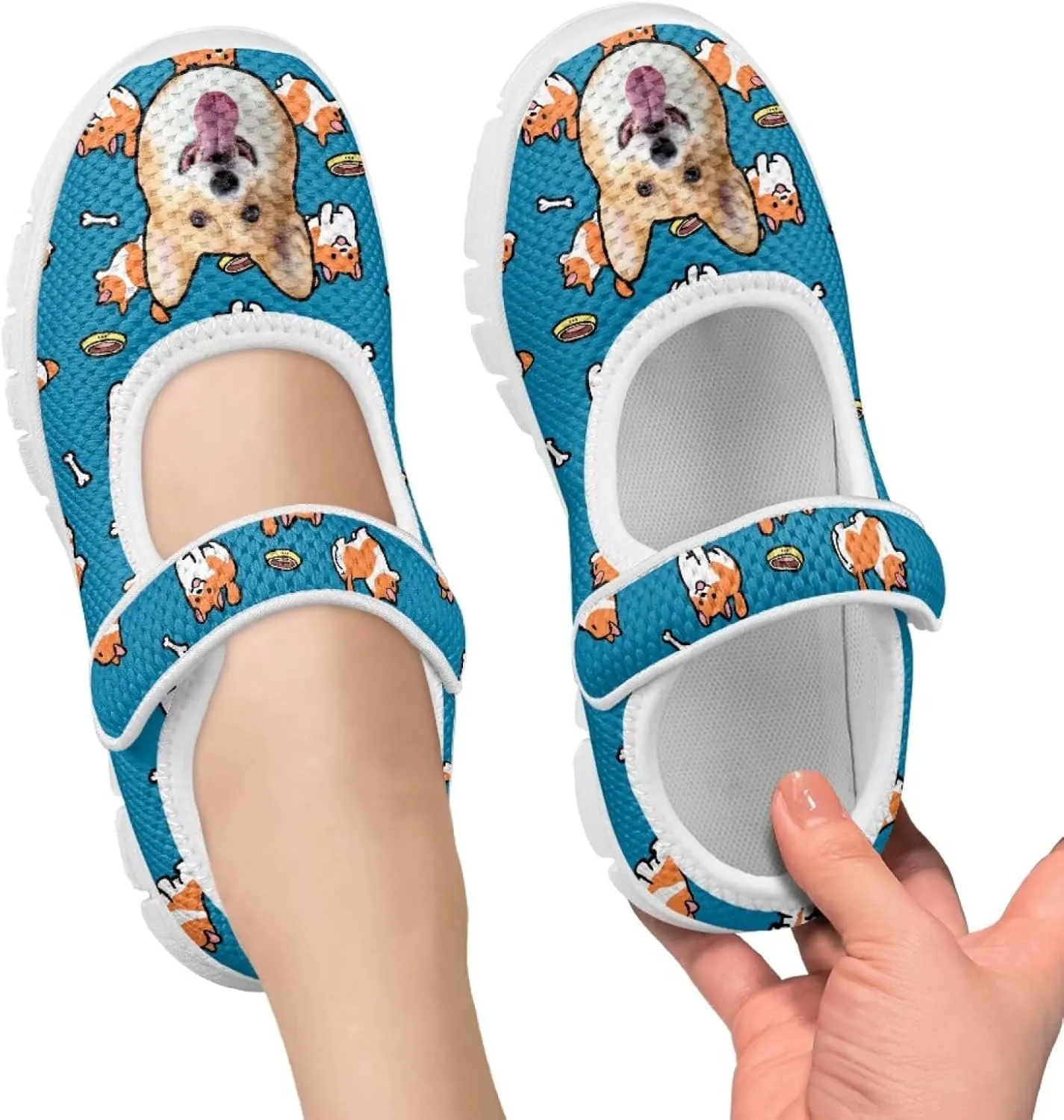 BIGCARJOB Mary Janes Shoes for Little Kids Flats Cute Ballet Dress Shoes School Uniform Shoes Athletic Gym Shoes