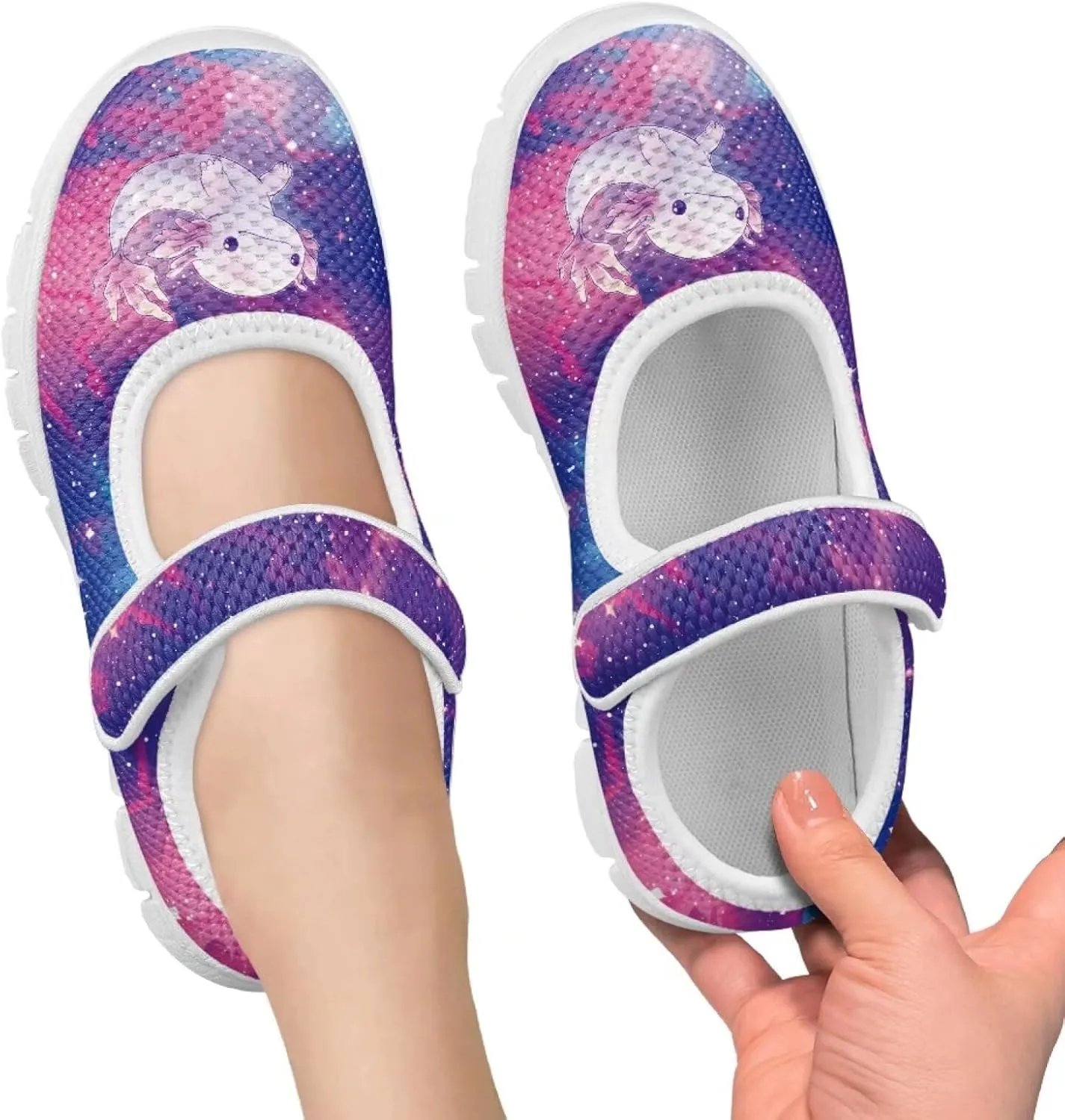 BIGCARJOB Mary Janes Shoes for Little Kids Tennis Shoes Flats Cute Ballet Dress Shoes School Uniform Shoes Athletic Gym Shoes