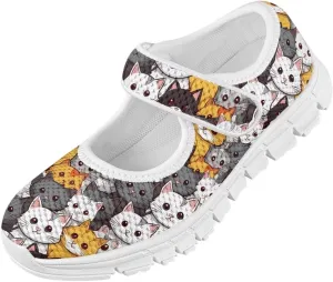 BIGCARJOB Mary Janes Sneakers for Toddle Girls Flats Dress Shoes Cute Mary Janes Shoes