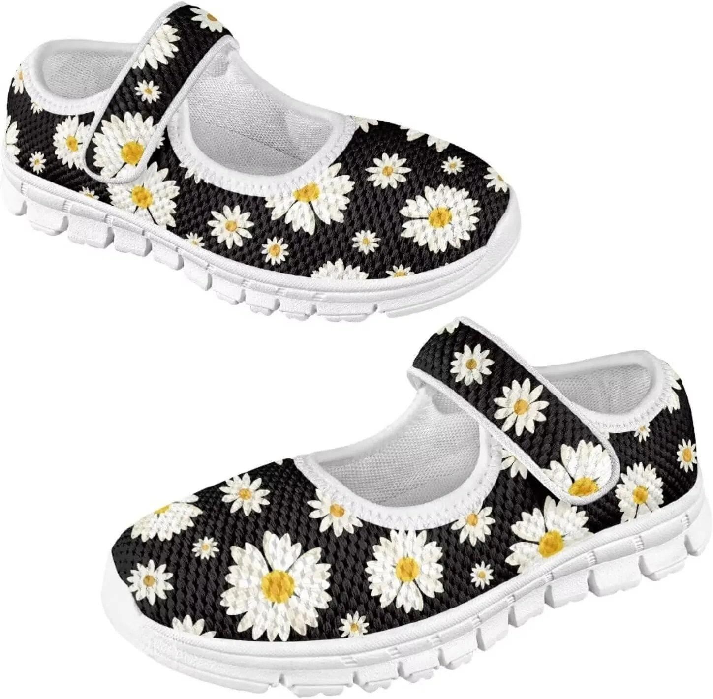 BIGCARJOB Mary Janes Sneakers for Toddle Girls Flats Dress Shoes Cute Mary Janes Shoes