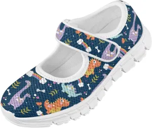 BIGCARJOB Mary Janes Sneakers for Toddle Girls Flats Dress Shoes Cute Mary Janes Shoes