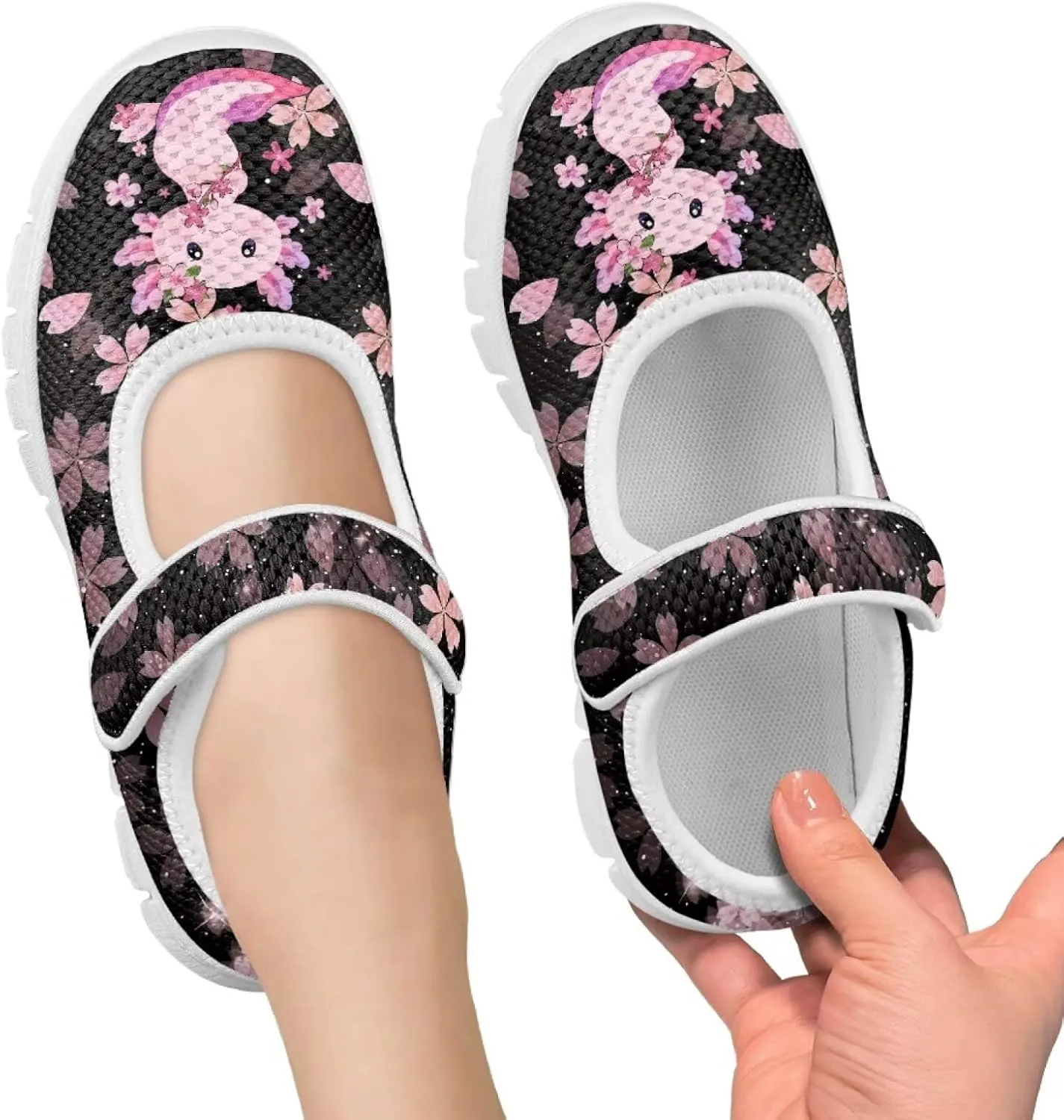 BIGCARJOB Mary Janes Sneakers for Toddle Girls Flats Dress Shoes Cute Mary Janes Shoes