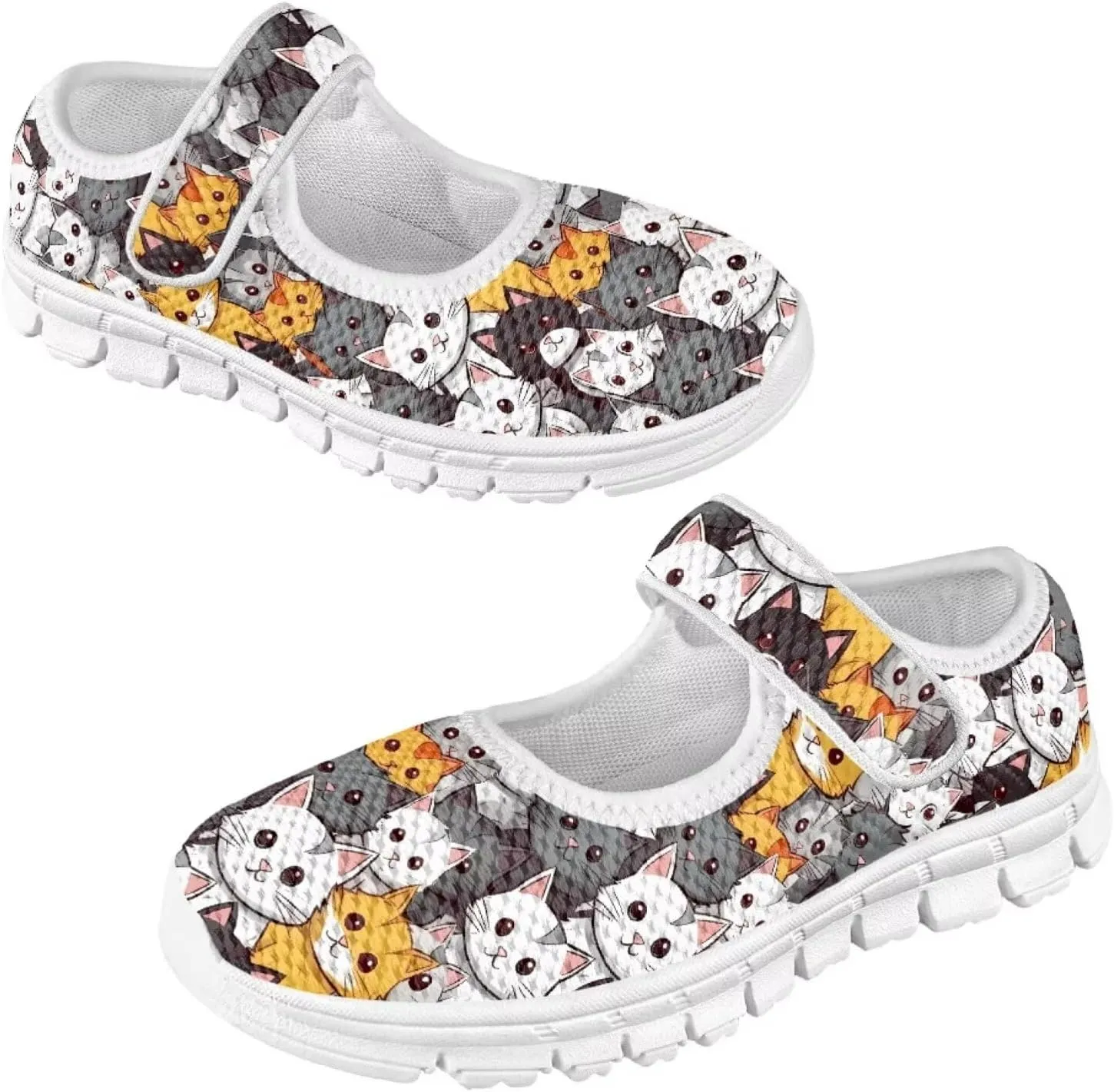 BIGCARJOB Mary Janes Sneakers for Toddle Girls Flats Dress Shoes Cute Mary Janes Shoes