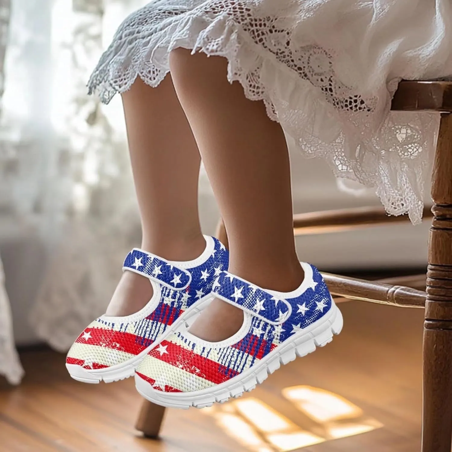 BIGCARJOB Toddle Girls Princess Shoes Mary Janes Sneakers Flats Dress Shoes Lightweight Mary Janes Shoes