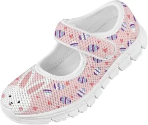BIGCARJOB Toddle Girls Princess Shoes Mary Janes Sneakers Flats Dress Shoes Lightweight Mary Janes Shoes