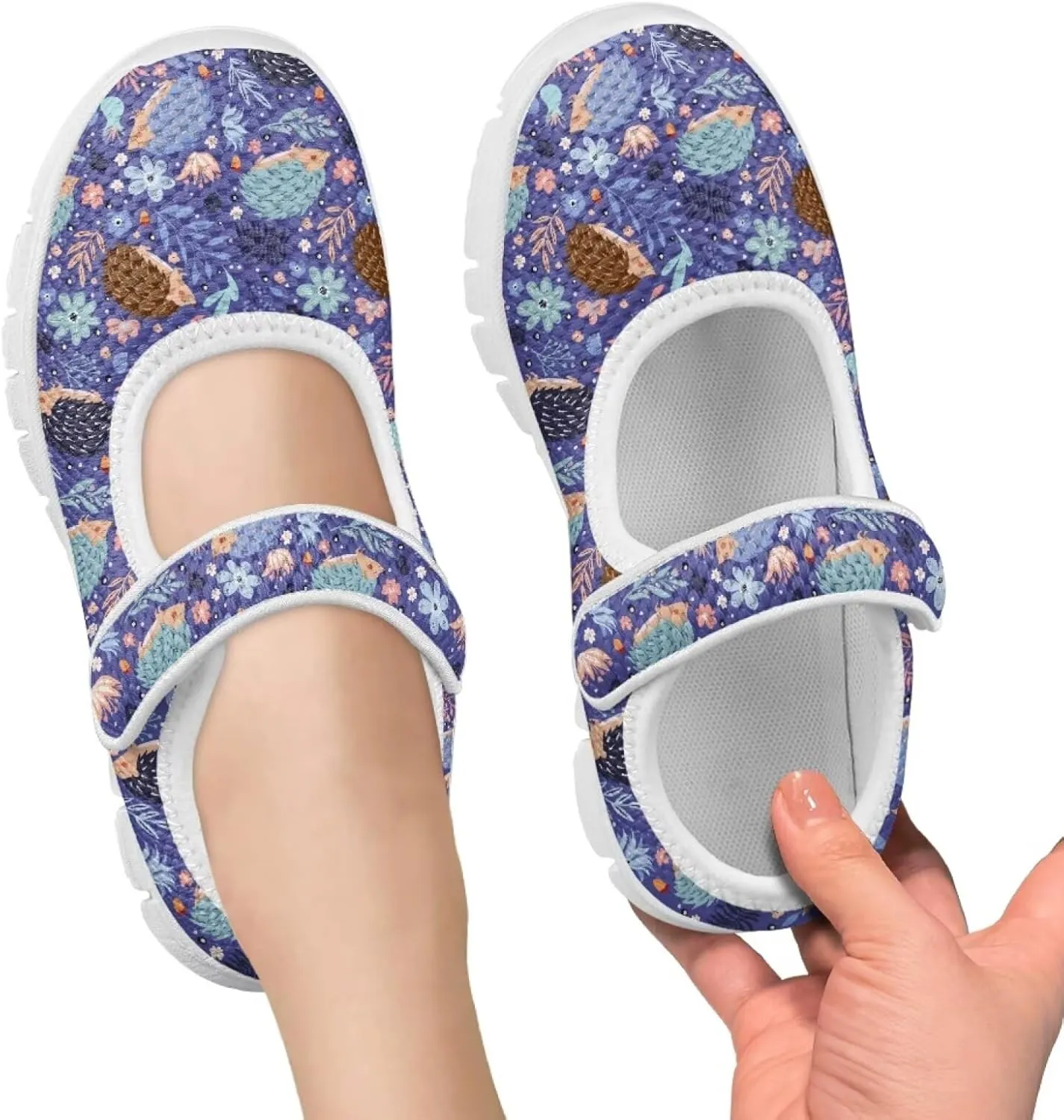 BIGCARJOB Uniform Shoes for Girls School Mary Janes Sneakers Party Dance Shoes Flats Mary Janes Shoes