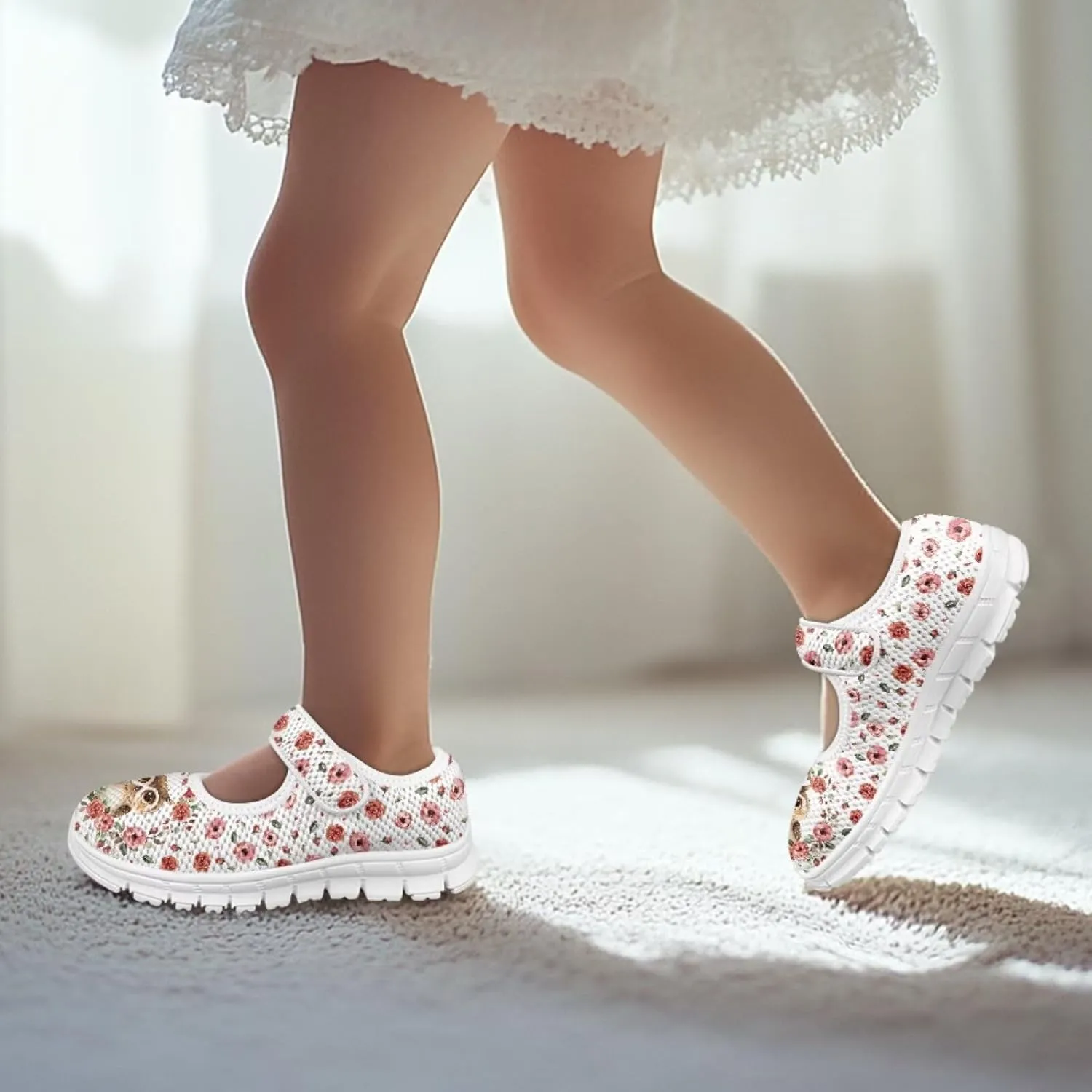 BIGCARJOB Uniform Shoes for Girls School Mary Janes Sneakers Party Dance Shoes Flats Mary Janes Shoes