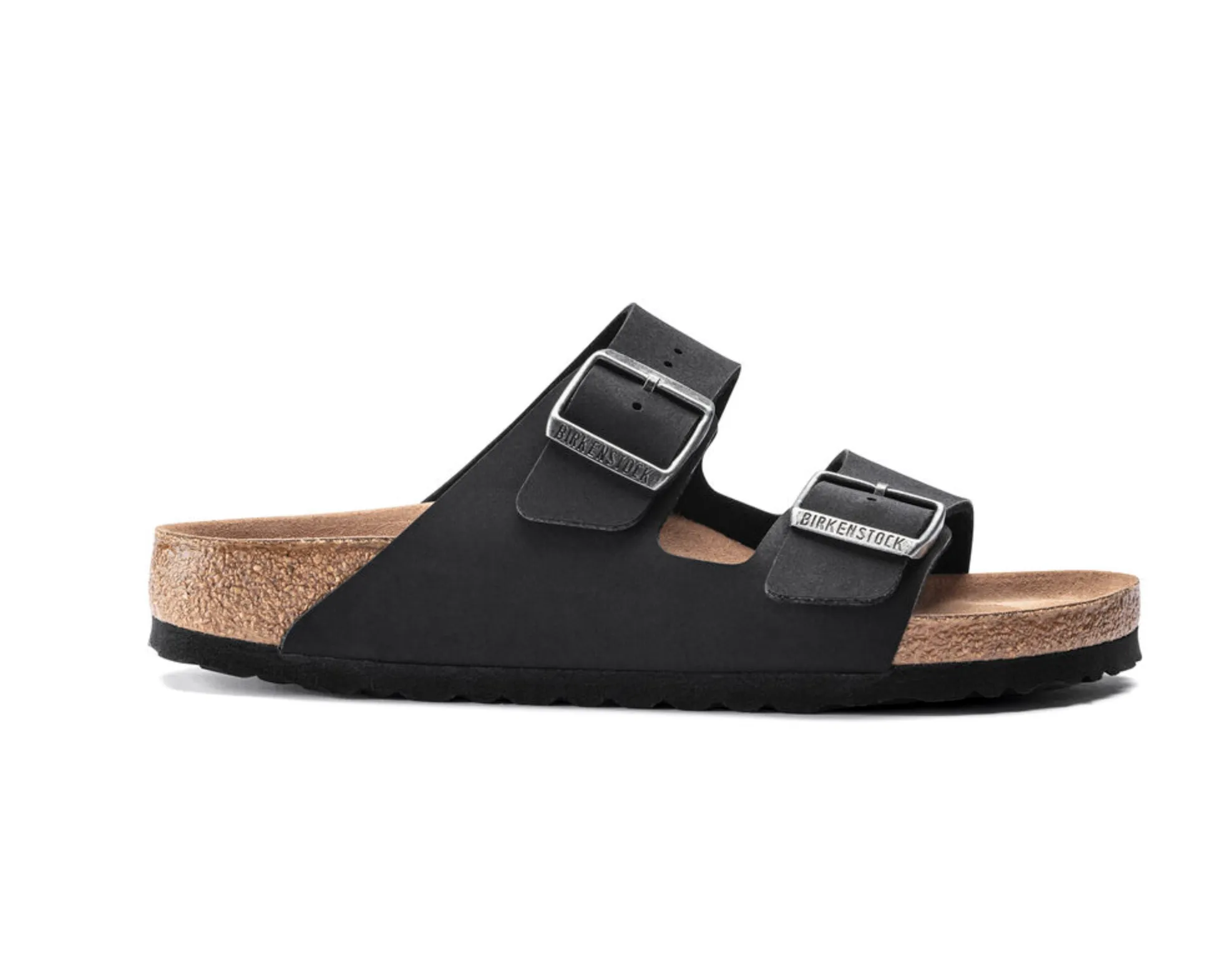 Birkenstocks Arizona Vegan Birkibuc - Black