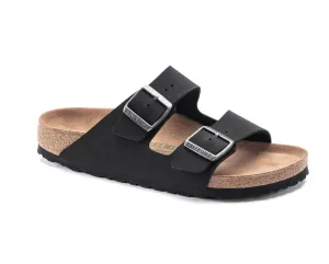 Birkenstocks Arizona Vegan Birkibuc - Black