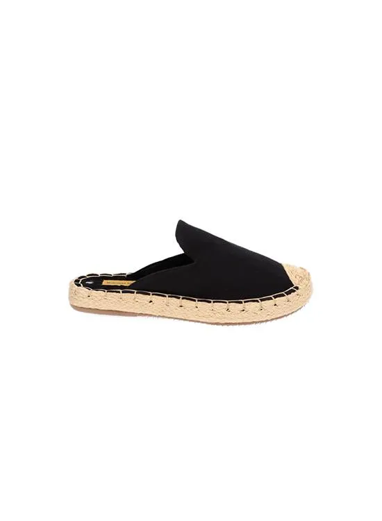 Black Cleo Espadrille Clog for Woman