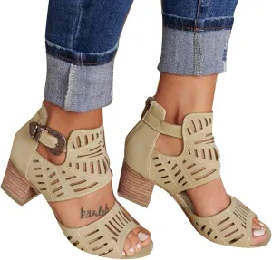 Black Sandals Women Wedge, Sandals Women Rhinestones Comfy Ankle Sandal Bling Hollow Out Shoes Summer Sandals