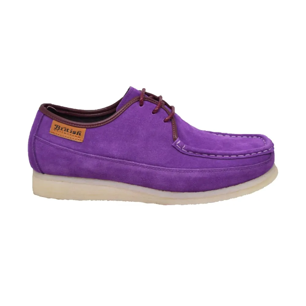 British Walkers Crown Plus Wallabee Low Top Men's Suede Crepe Soles