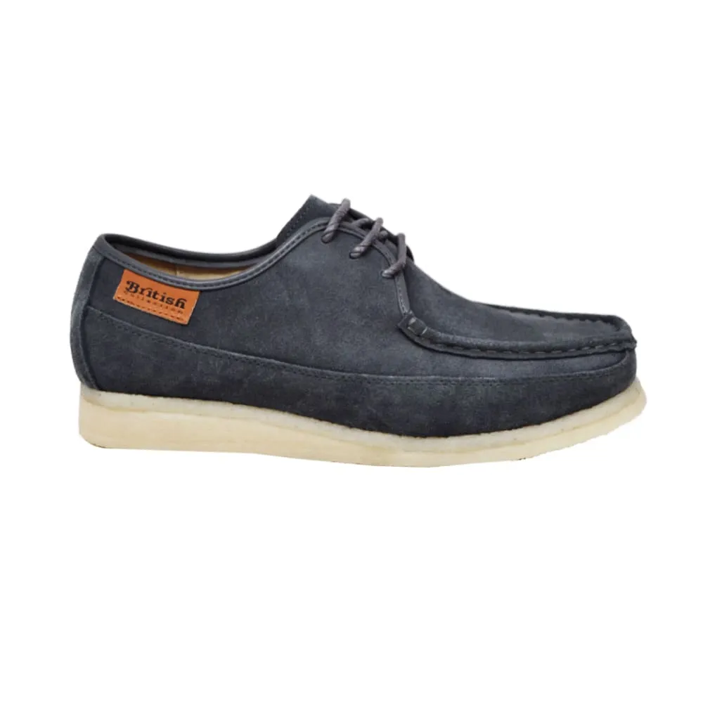 British Walkers Crown Plus Wallabee Low Top Men's Suede Crepe Soles