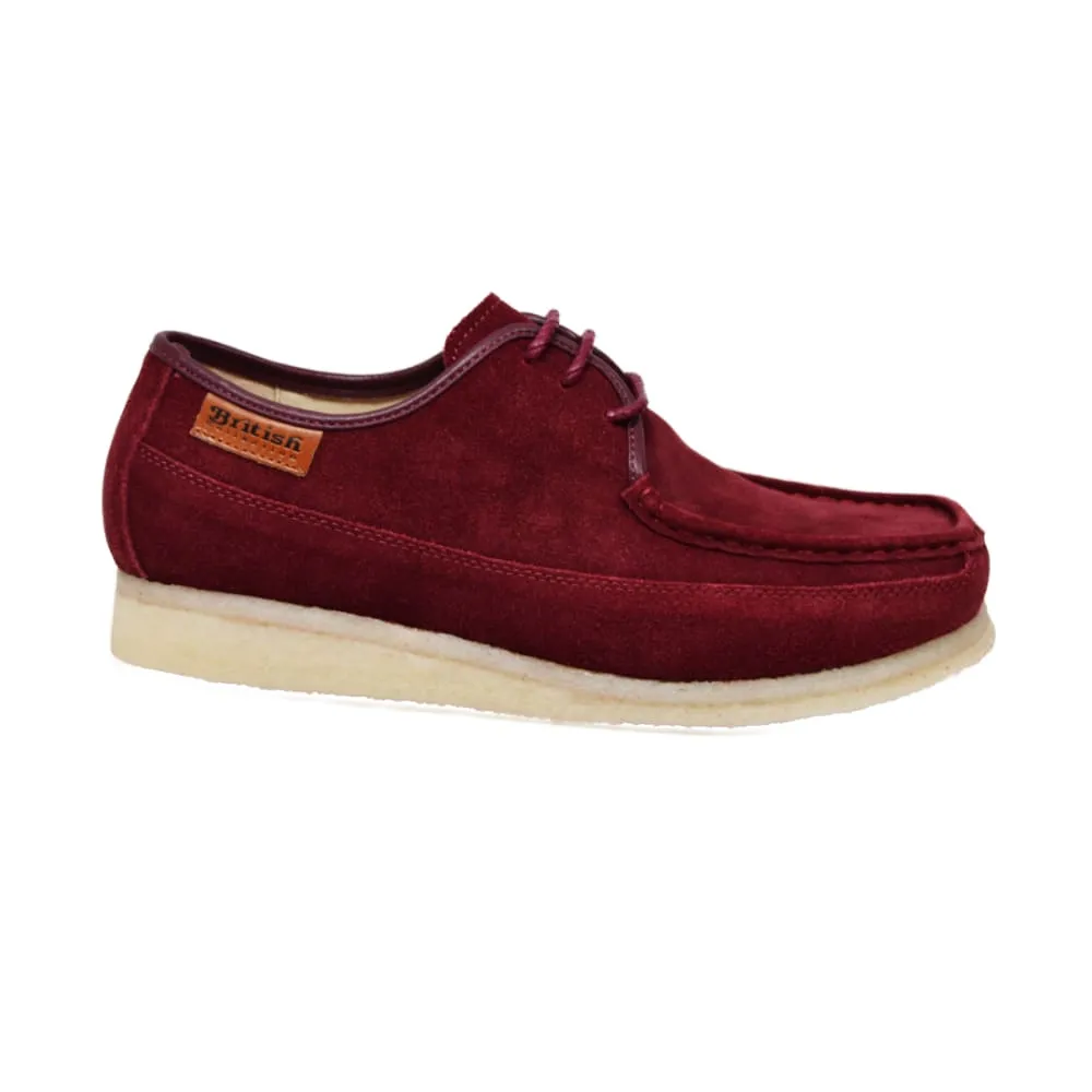 British Walkers Crown Plus Wallabee Low Top Men's Suede Crepe Soles