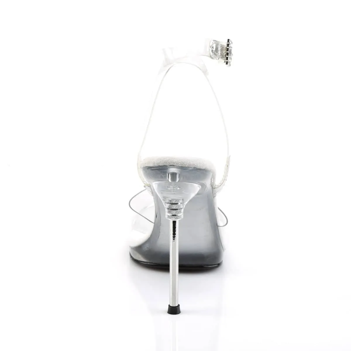 CHIC-06 Clear Metal Stiletto Heels
