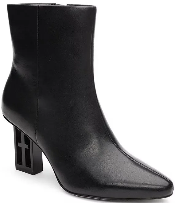 Claremont Icon Heel Side Zip Bootie in Black - Liverpool Los Angeles 754164