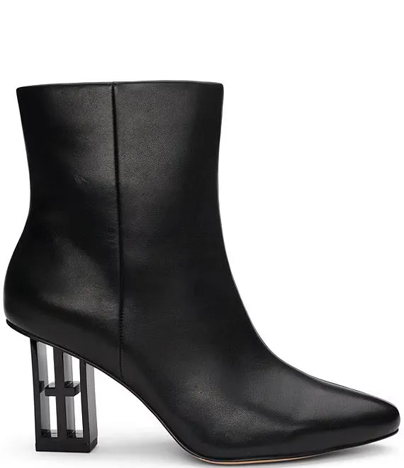 Claremont Icon Heel Side Zip Bootie in Black - Liverpool Los Angeles 754164