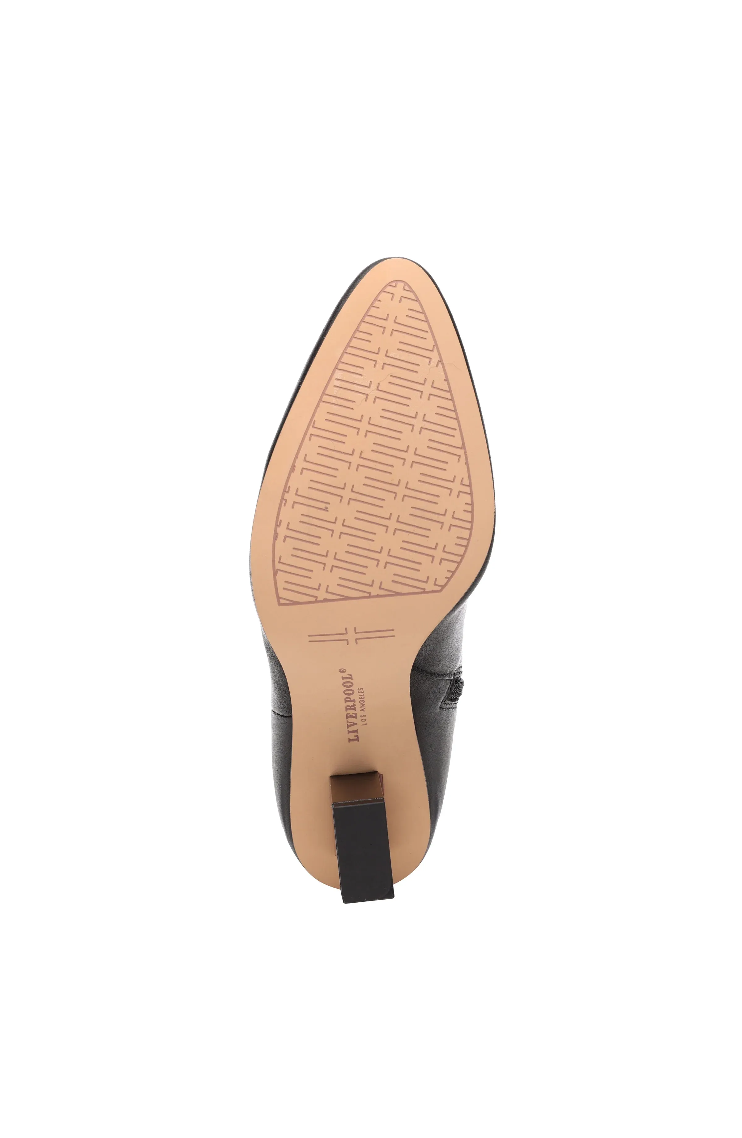 Claremont Icon Heel Side Zip Bootie in Black - Liverpool Los Angeles 754164