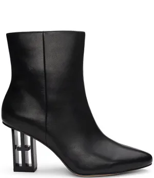 Claremont Icon Heel Side Zip Bootie in Black - Liverpool Los Angeles 754164