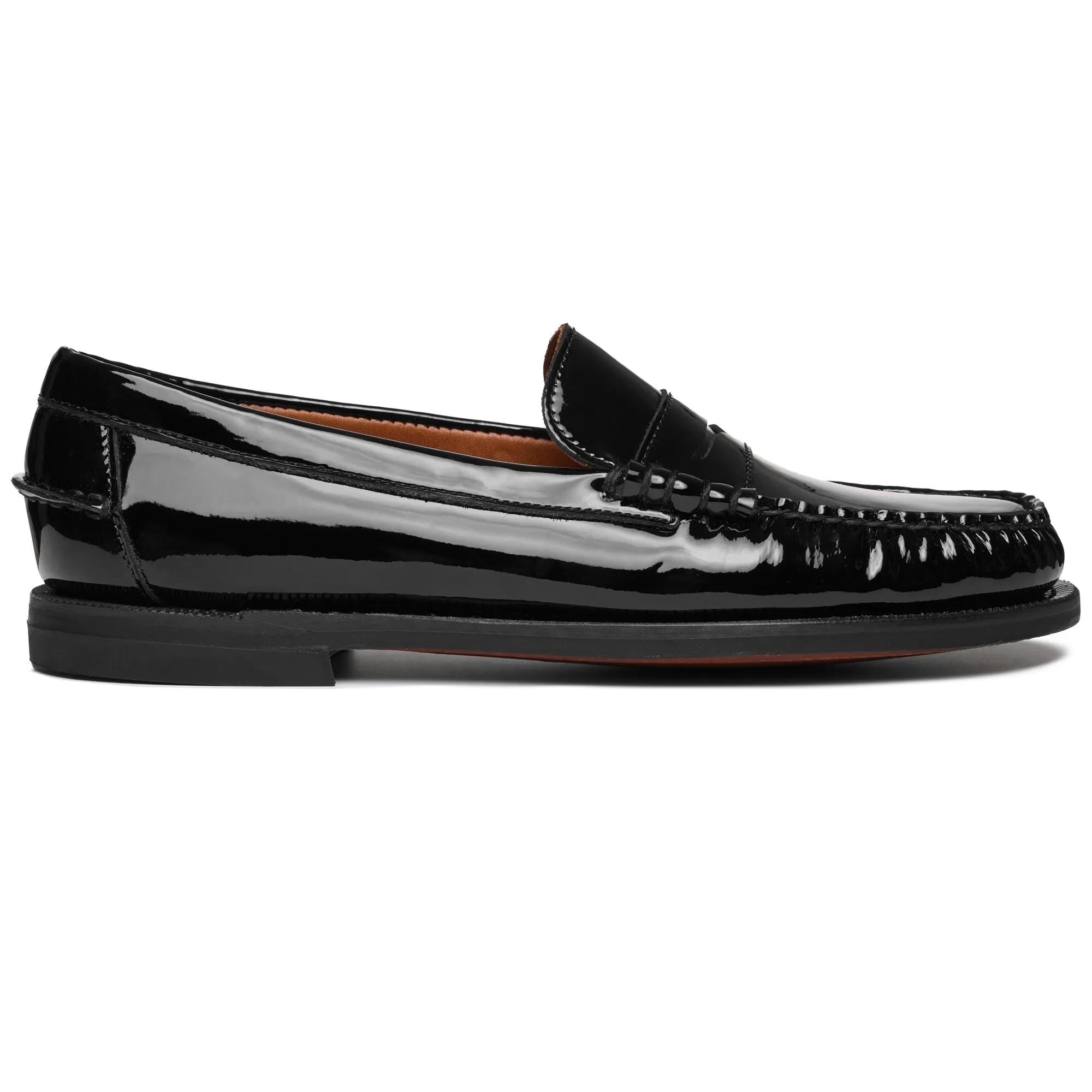 CLASSIC DAN PATENT LEATHER WOMAN - Moc - Moccasin - Woman - BLACK