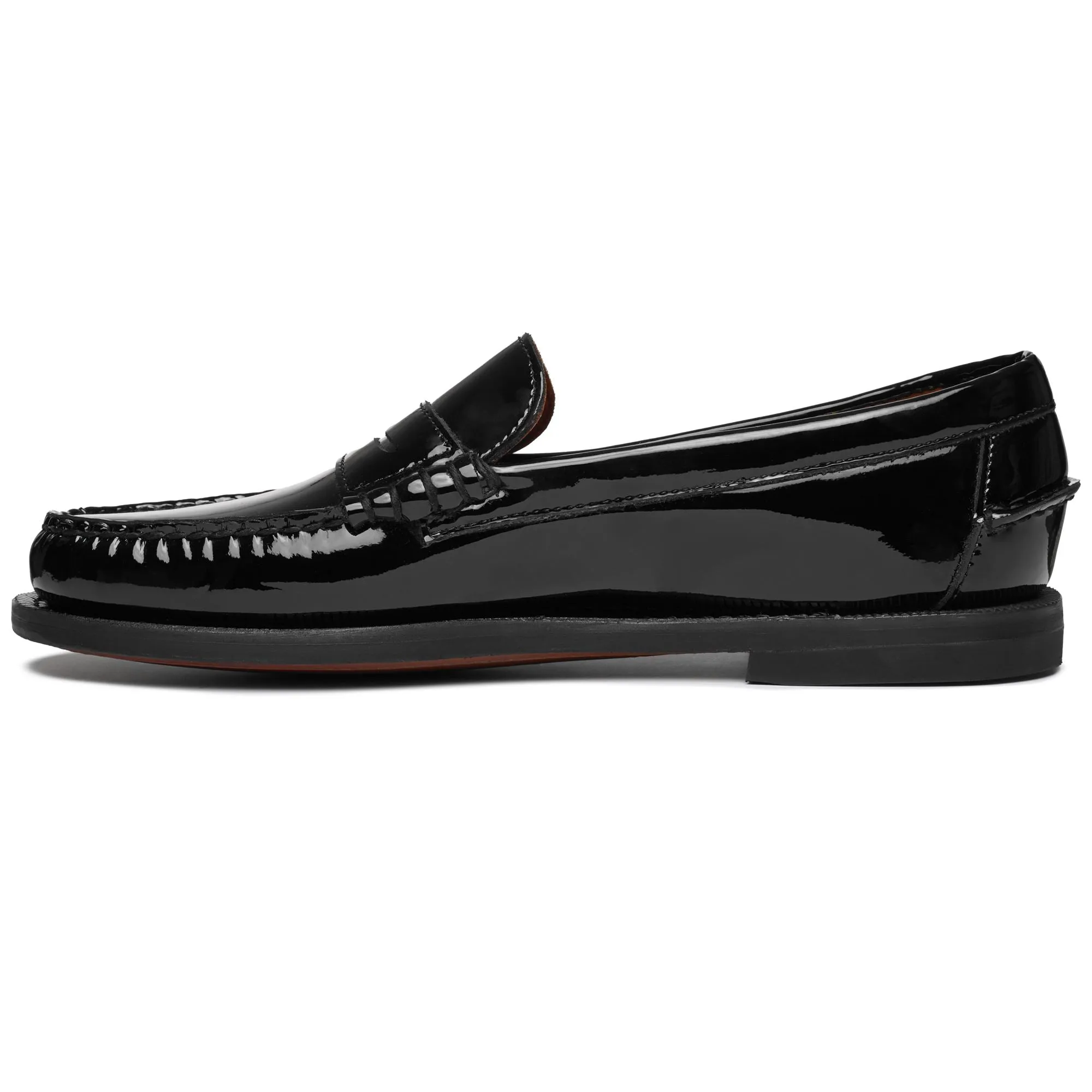 CLASSIC DAN PATENT LEATHER WOMAN - Moc - Moccasin - Woman - BLACK
