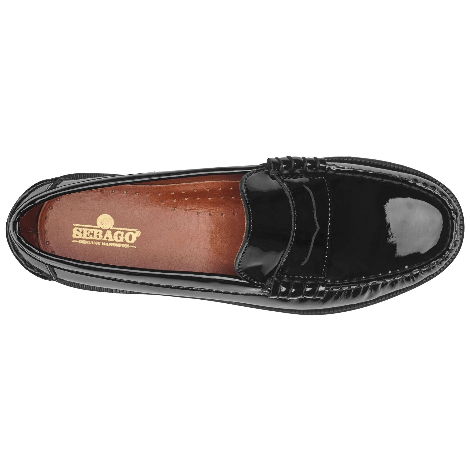 CLASSIC DAN PATENT LEATHER WOMAN - Moc - Moccasin - Woman - BLACK
