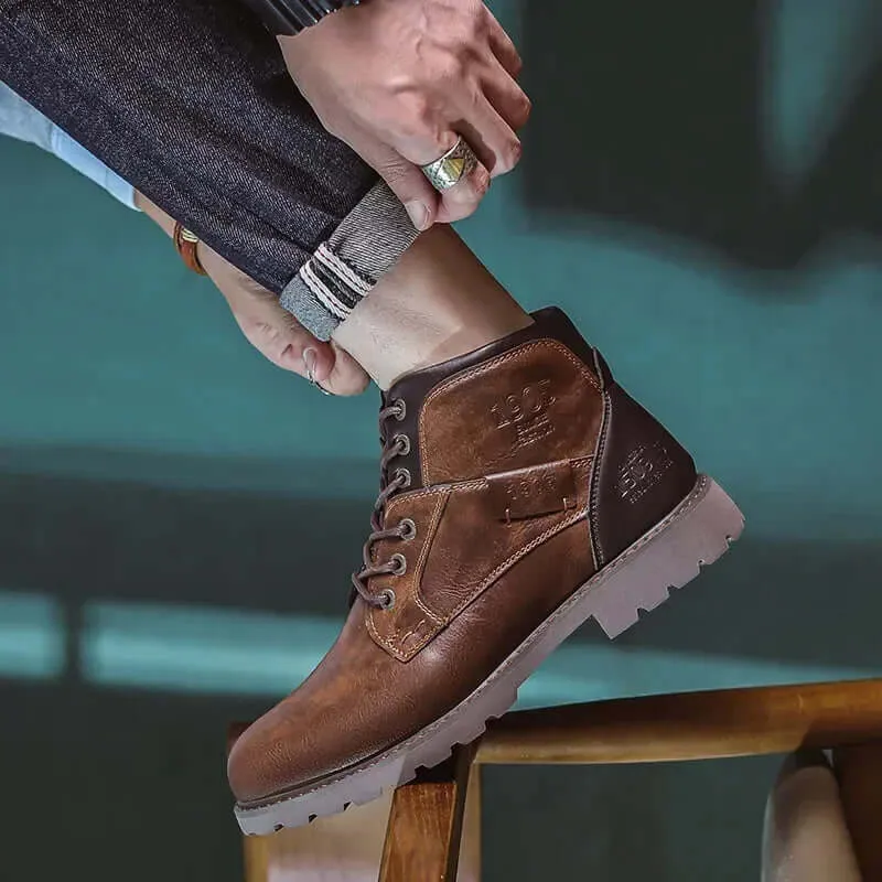 Classic Leather Boots for Men – Timeless Style and Comfort