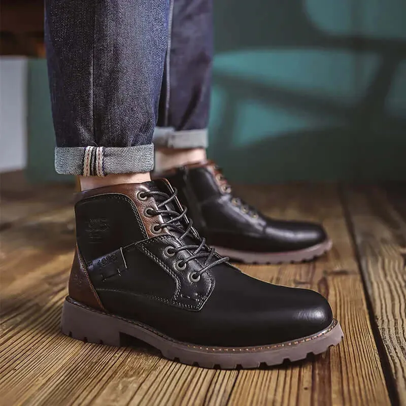 Classic Leather Boots for Men – Timeless Style and Comfort