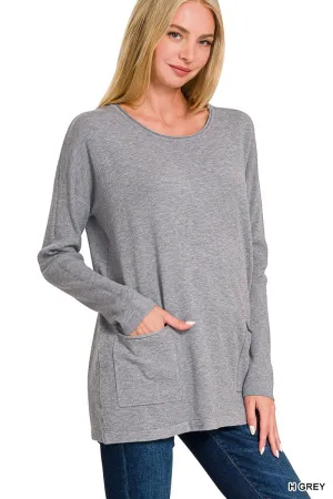 Close To Me Front Pocket Sweater