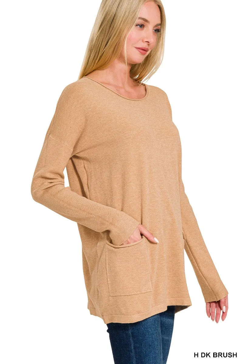 Close To Me Front Pocket Sweater