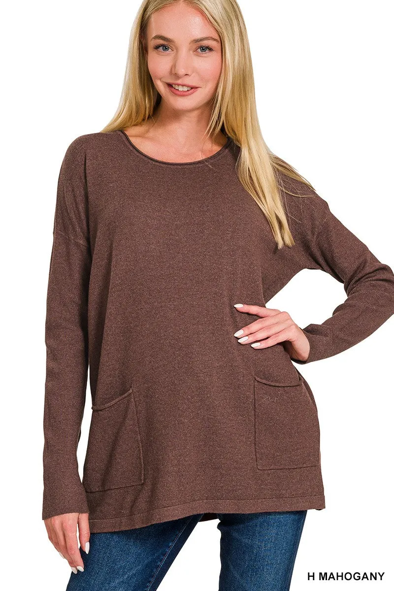 Close To Me Front Pocket Sweater