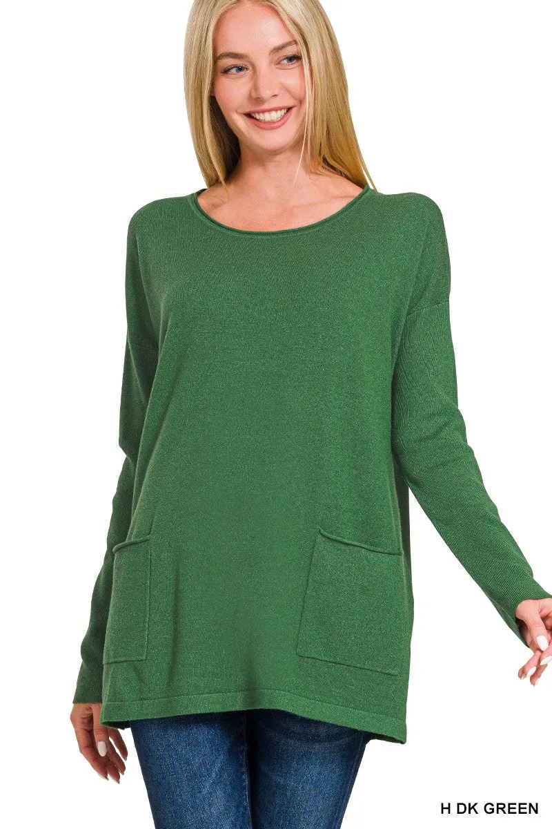 Close To Me Front Pocket Sweater