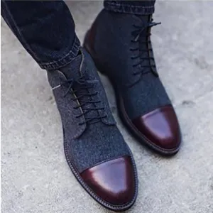 Coloured Men's Boots